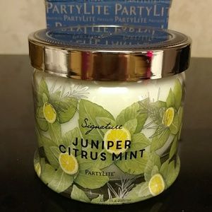 Party Lite Juniper Citrus Mint Candle